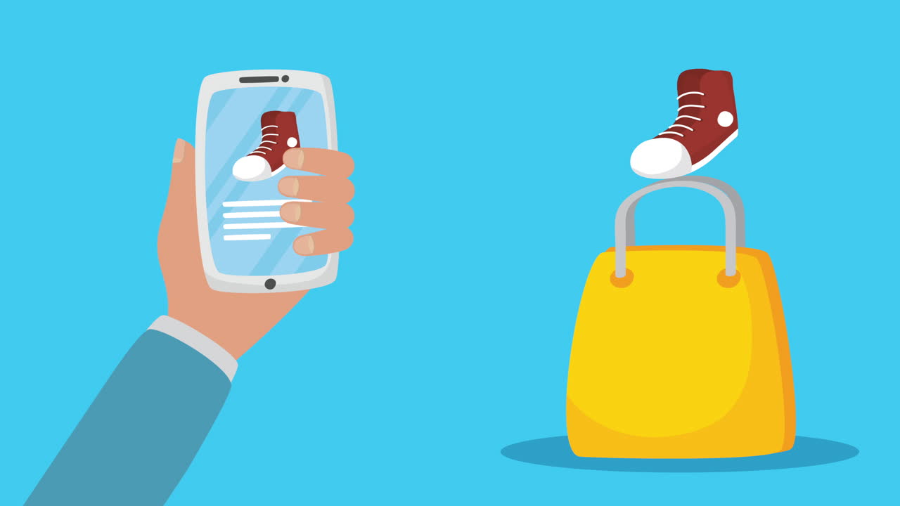 스마트폰으로 온라인 쇼핑 경험