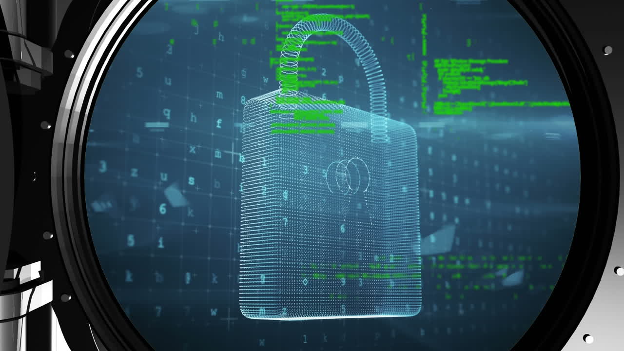 cerradura digital en una bóveda