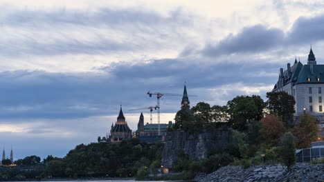 Zeitraffer-Von-Canada-Parliament-Hill