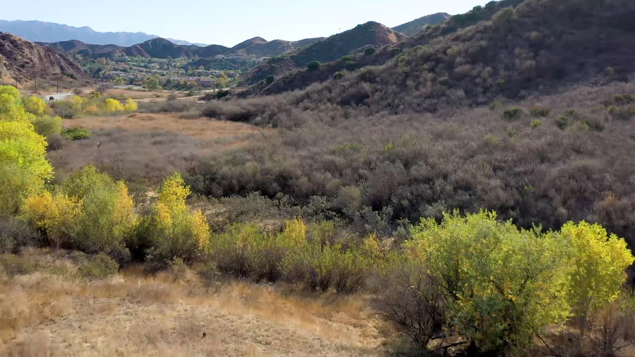 pico canyon, california y sus colores otoñales