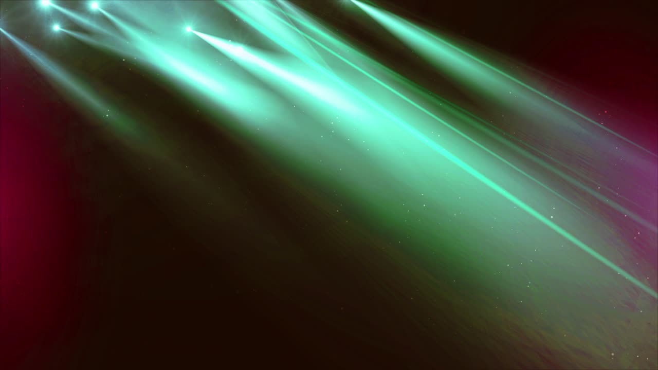 animación de bucle de la etapa de luz de punto verde