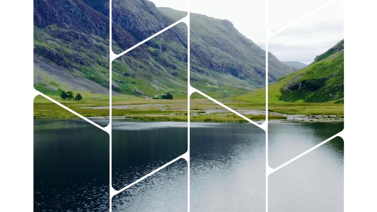 Abstract Nature and Space Collage