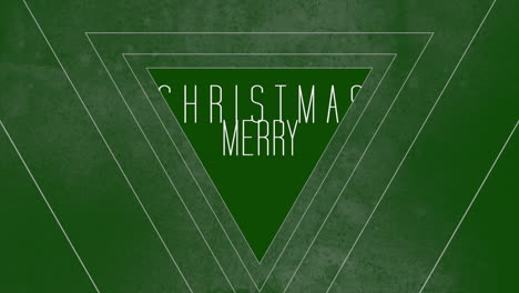 Feliz-Navidad-Con-Triángulos-Verdes-Neón-Y-Líneas-En-Degradado-Oscuro