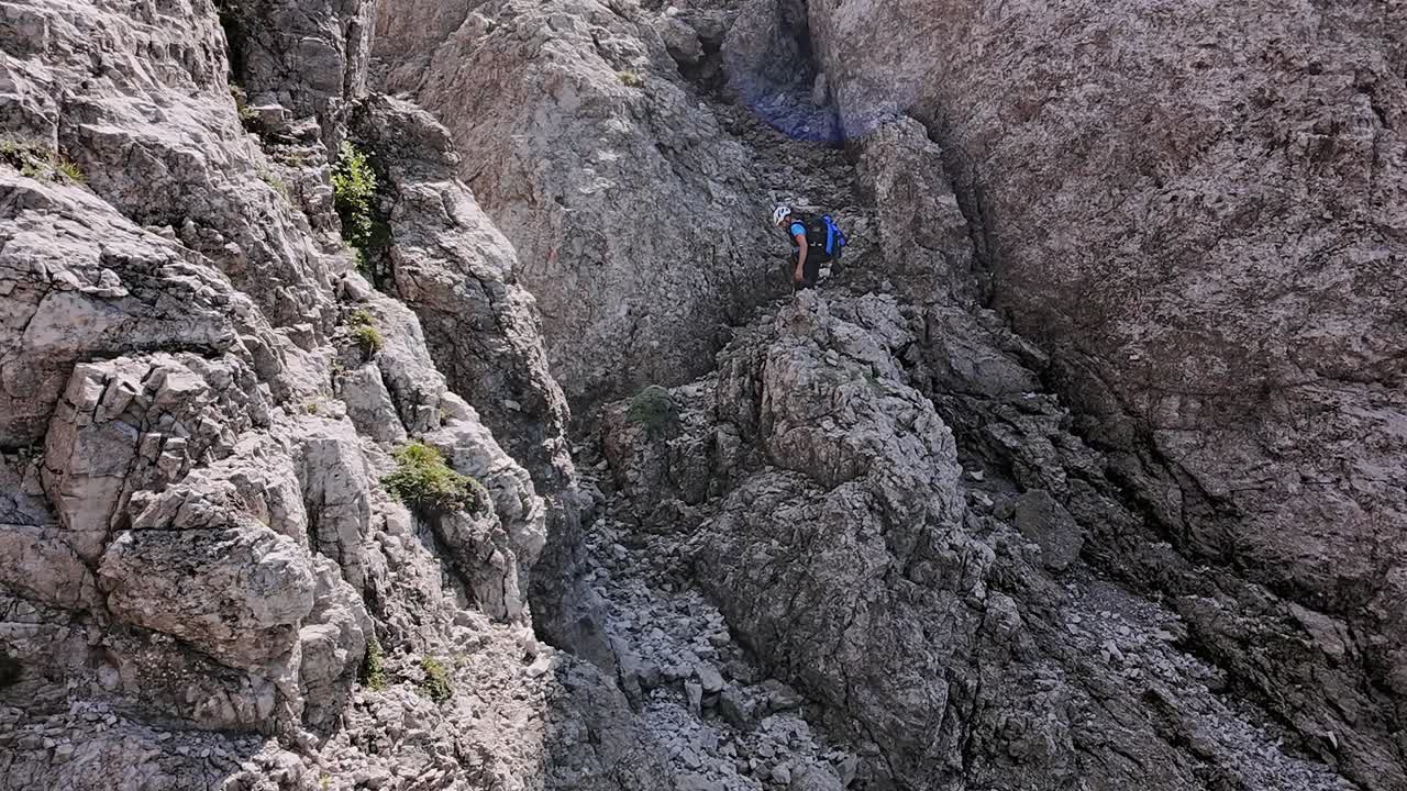 Challenging Hike Through Rocky Mountains