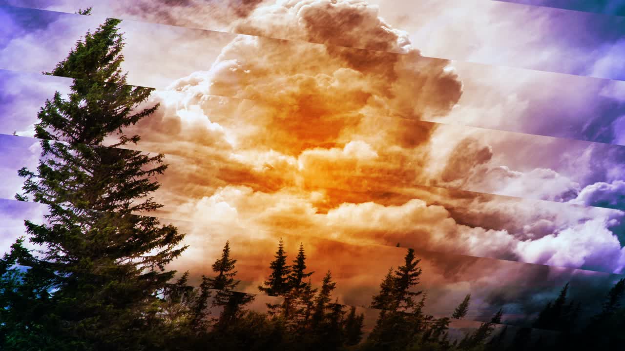 판타지 풍경 애니메이션 배경