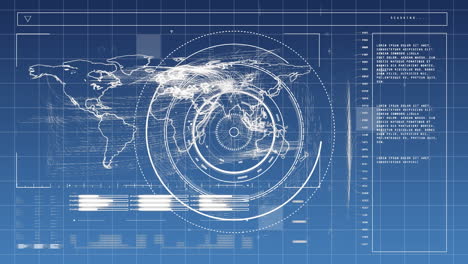 digital world map