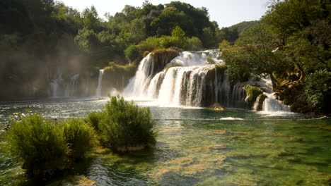 skradinski buk waterfall in krka , croatia