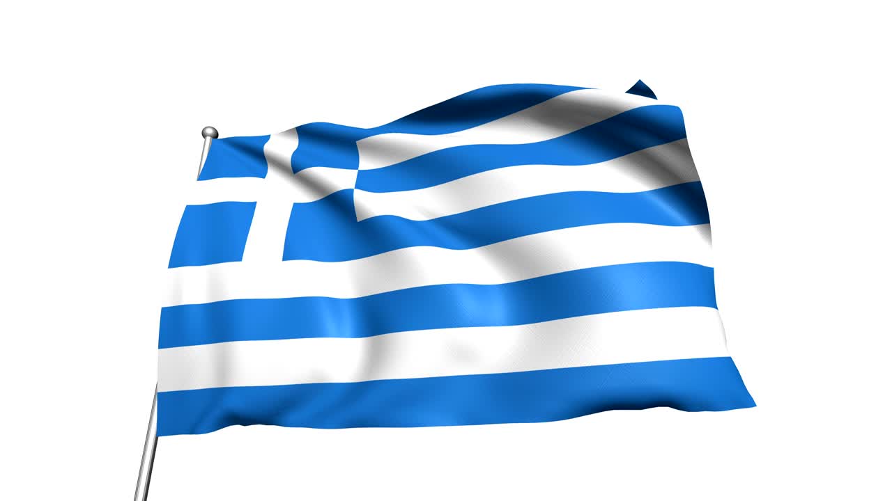 바람에 직물 구조로 그리스의 발 (알파 채널, loopable)