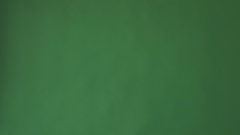 mime man waving hand over green background