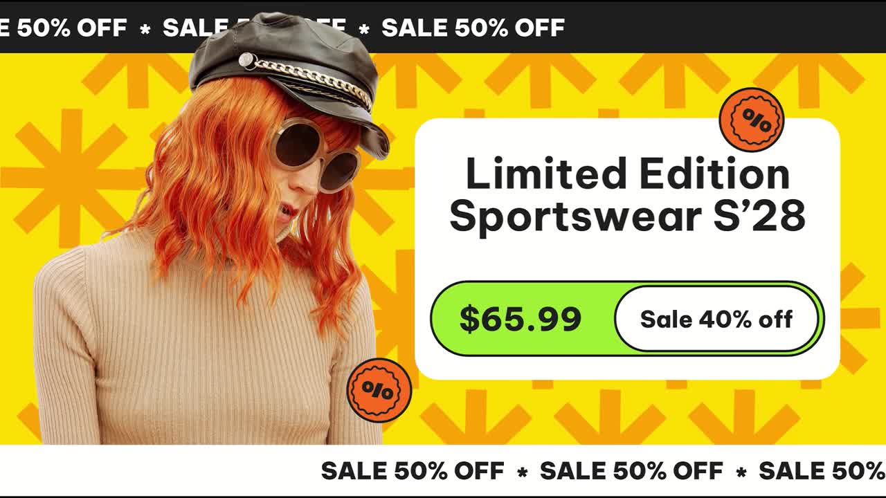 Dynamic Fashion Sale Promotion with Models and Clothing