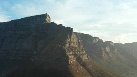 Aerial:-Hout-Bay-sunset-above-the-sea