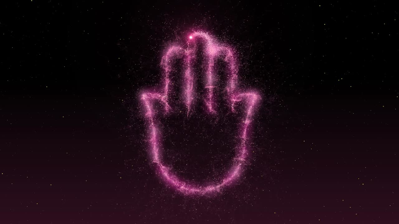 glitter hamsa 4k (en inglés)