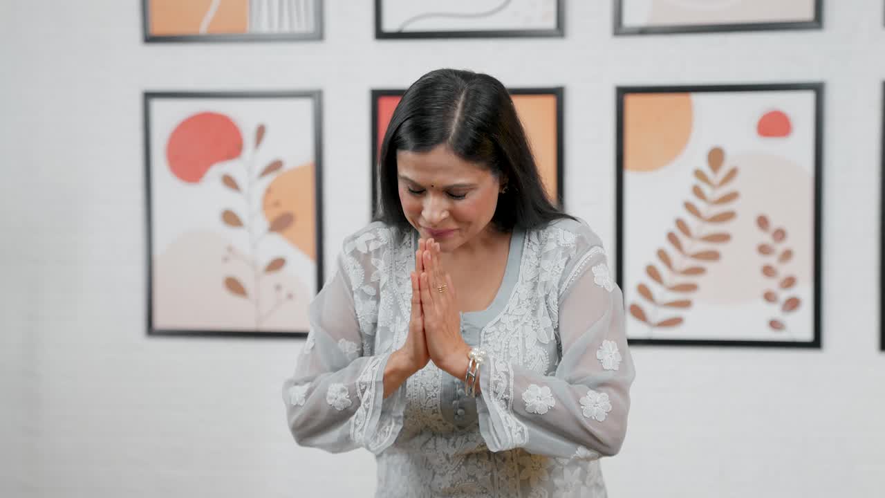 Indian mother cheering