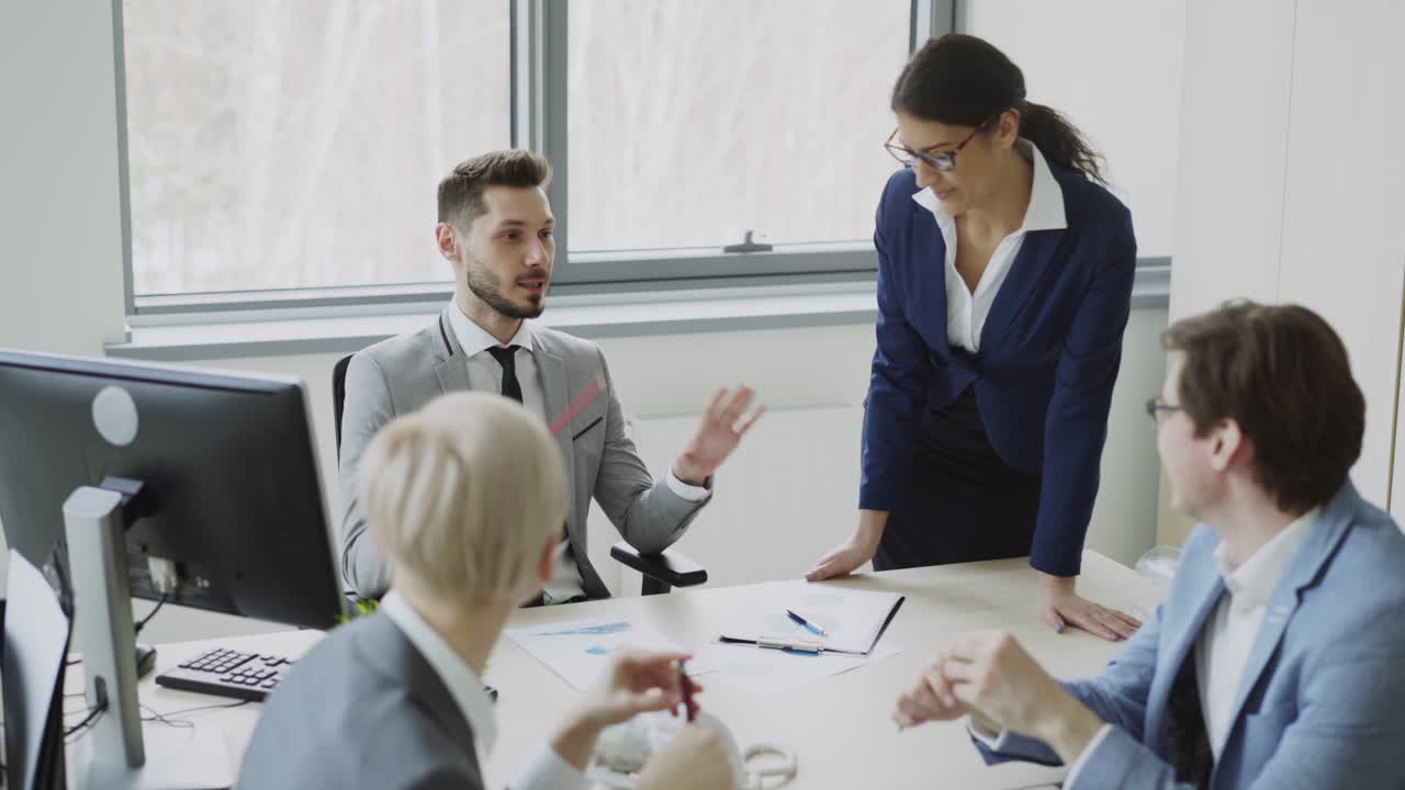 reunión del equipo de negocios
