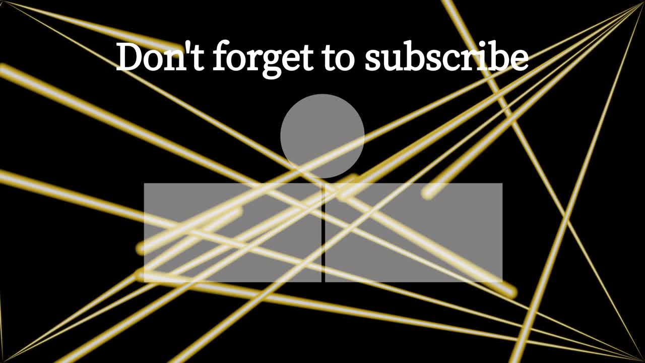 레이저 스테이지 세트  엔드 카드 엔딩 스크린 모션 그래픽