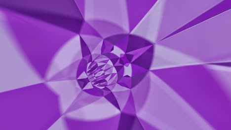 túnel de triángulo de neón abstracto. vuelo abstracto en corredor futurista con triángulos. tecnología, concepto vj. bucle sin costuras animación 3d 4k