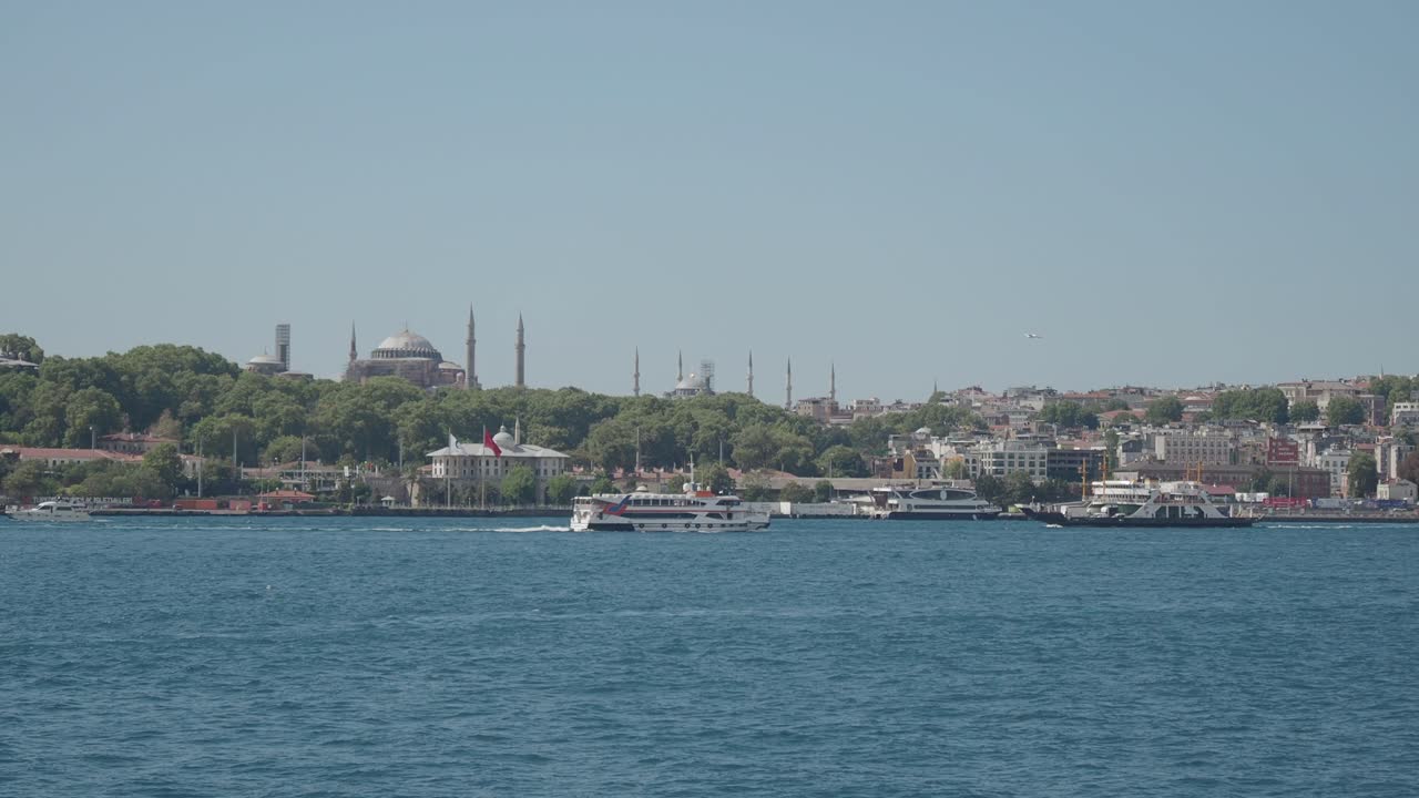 Istanbul Bosphorus View with Mosques