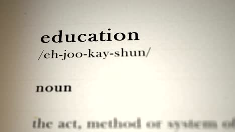 definición de la educación