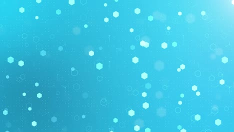 abstract technology background with hexagons