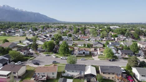 real estate market in residential suburban neighborhood in ogden city, utah