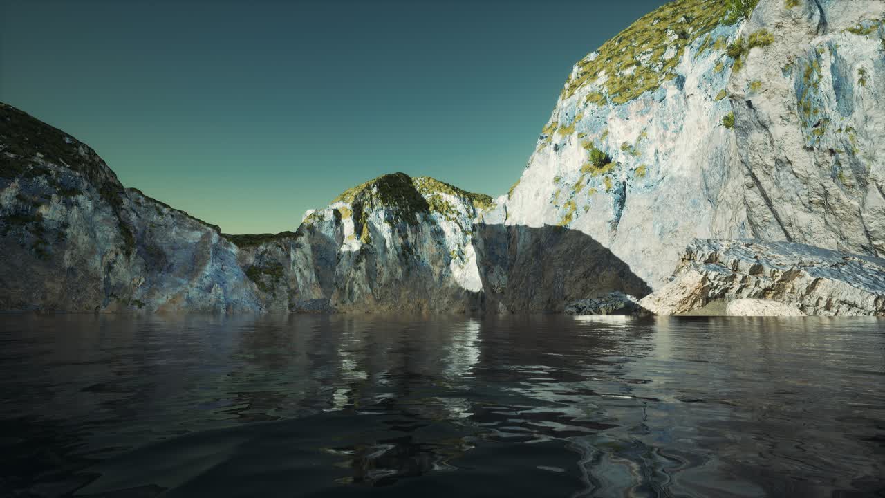포르투갈 의 해안선 에 있는 돌 절벽