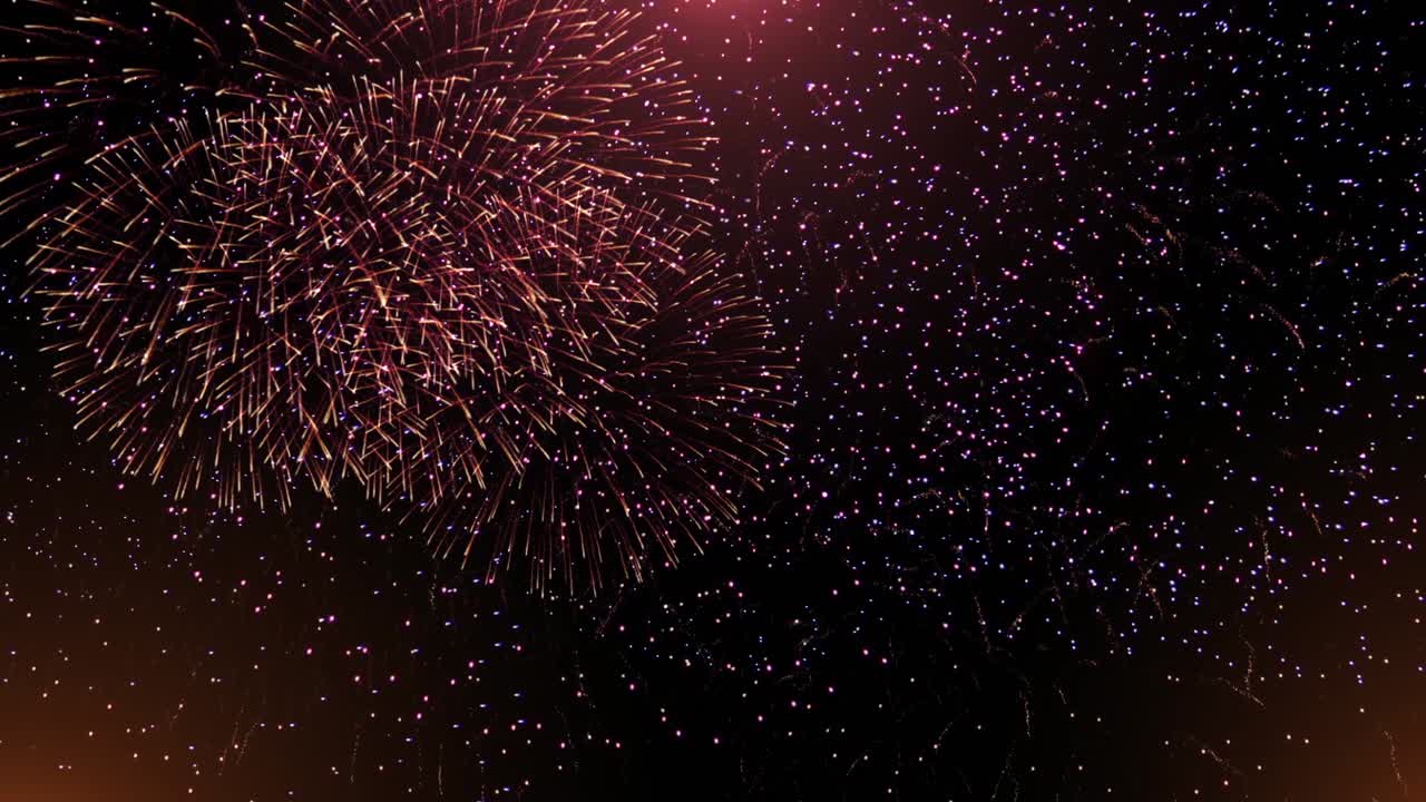 4k real colorful fireworks show festival in the sky display bokeh lights in the night sky national