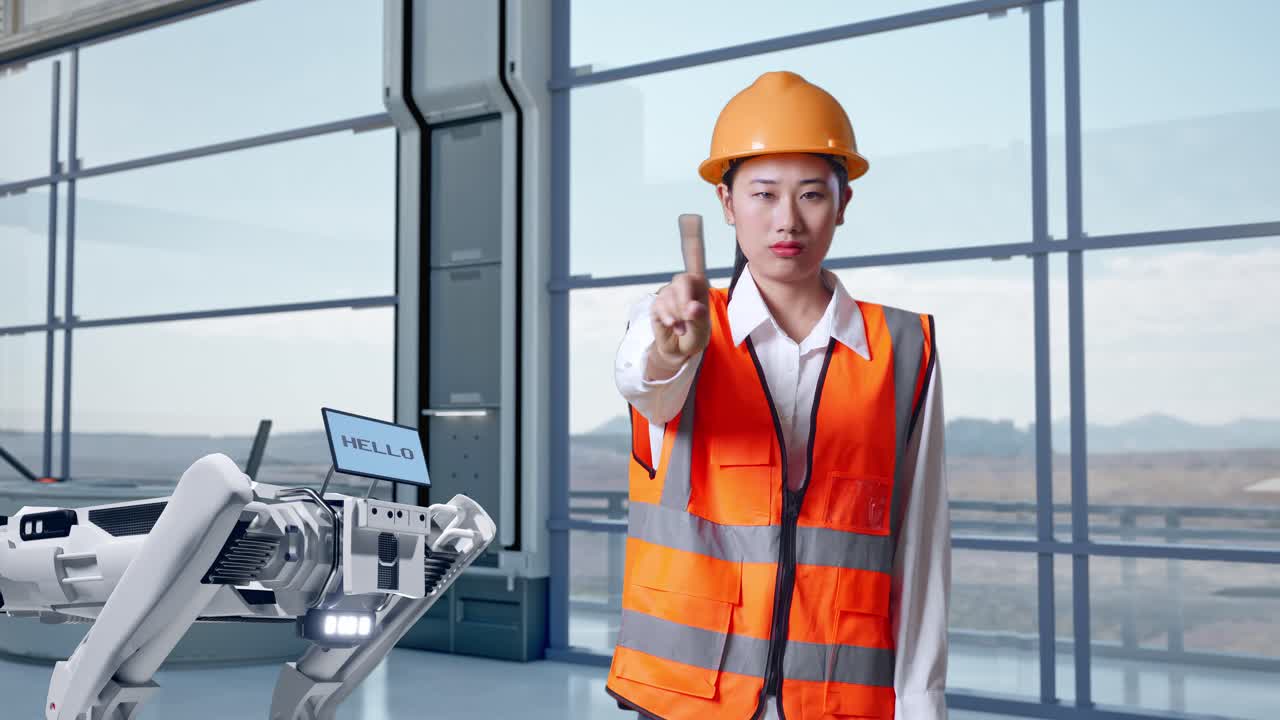 엔지니어가 로을 멈추고