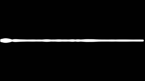 onda de sonido o movimiento digital de frecuencia en un fondo negro. es una tecnología de sonido o grabadores de audio.