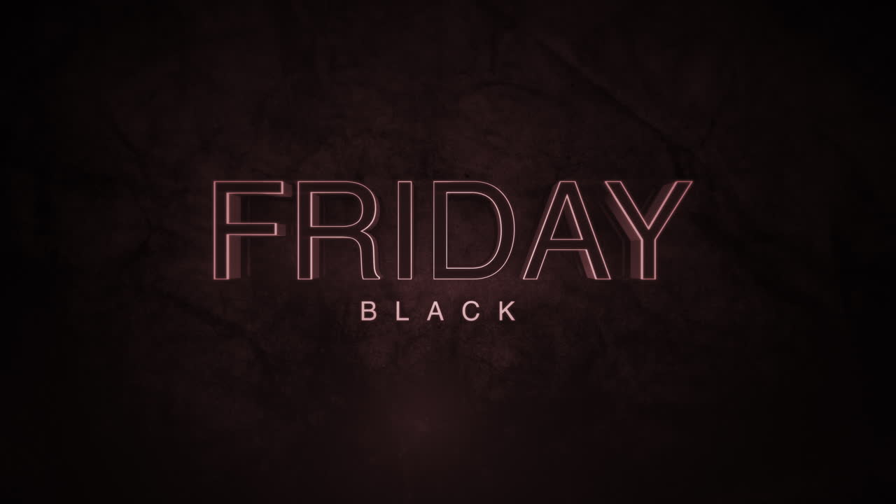 texto de viernes negro monocromo oscuro en gradiente marrón oscuro