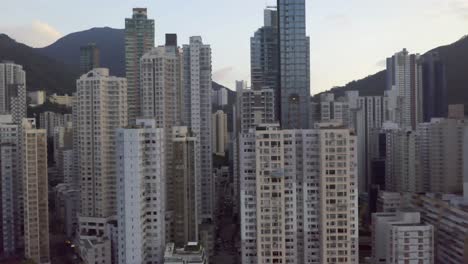 public-housing-skyscraper-with-mountain-behind-in-China