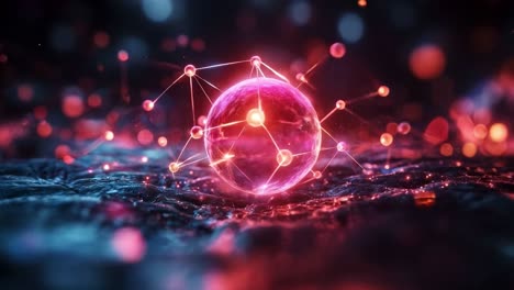 abstract molecule network