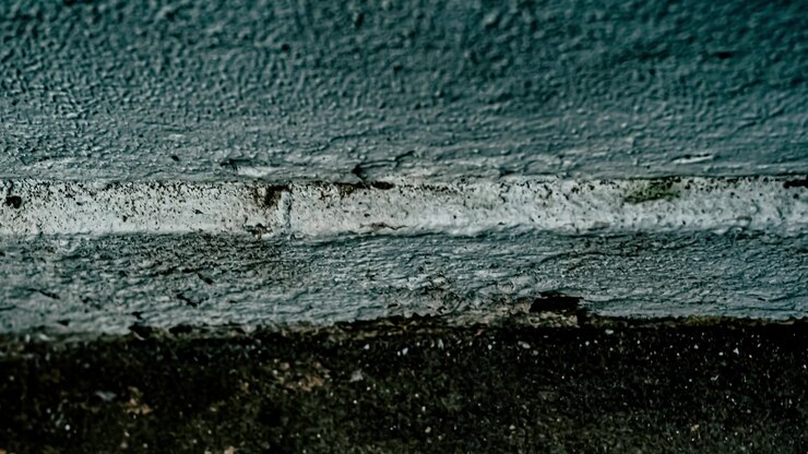 Grungy concrete texture with moss detail