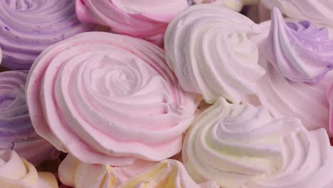 colorful meringues