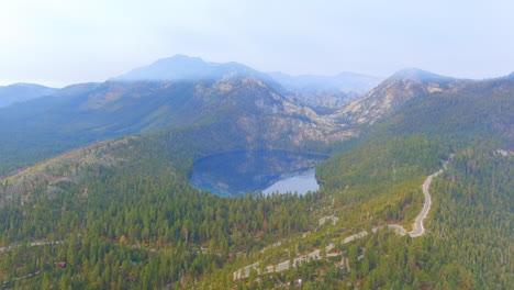 Impresionante-Parque-Estatal-Emerald-Bay-California-Tahoe-Antena