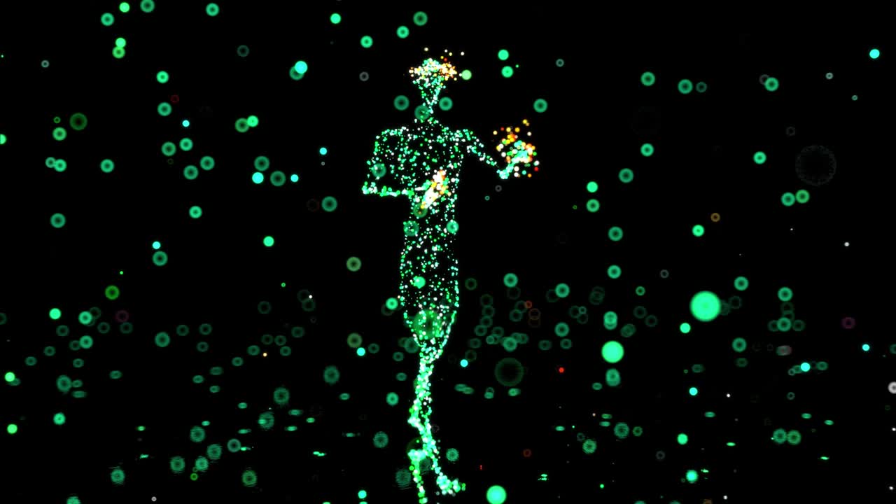 4K 3D motion design concept of the metaverse