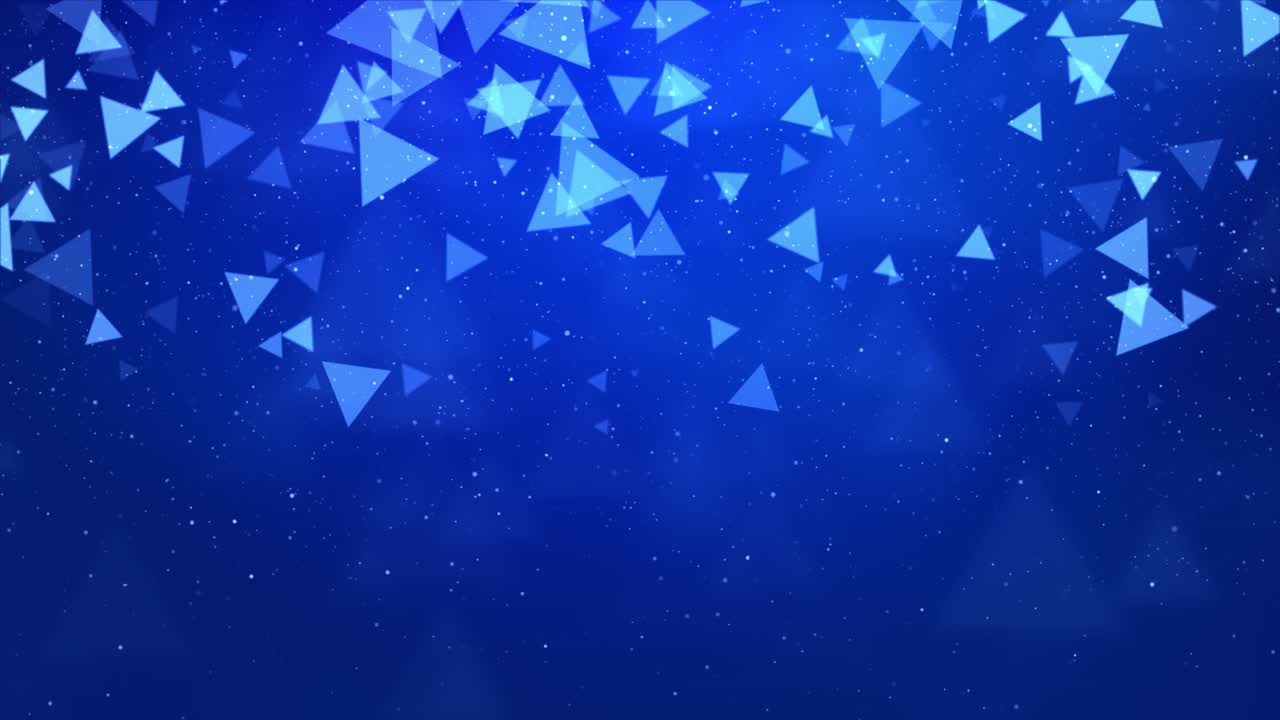 fondo de triángulos azules abstractos