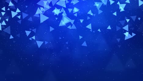 abstract blue triangles background
