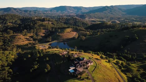 house on the green hills in australia, queensland