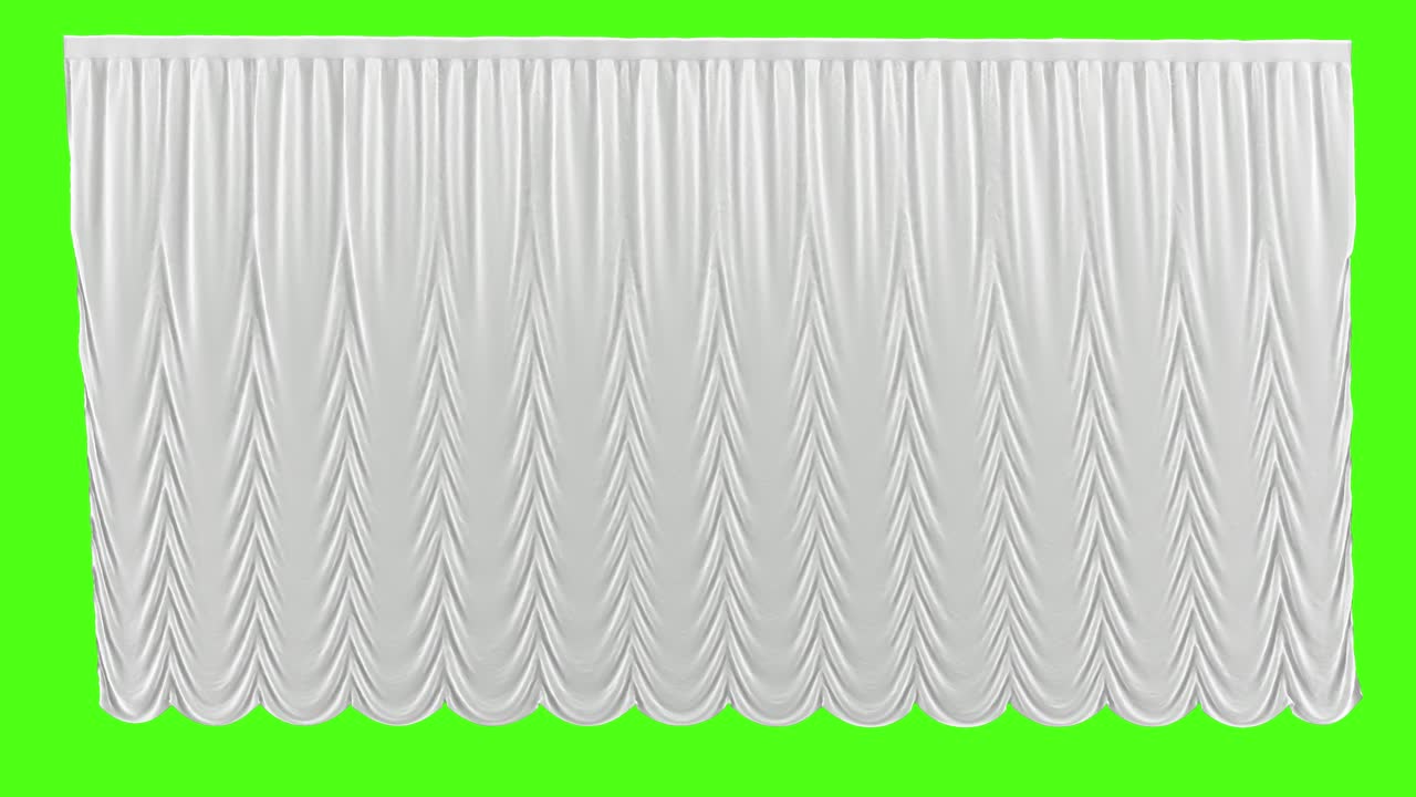 녹색 배경 에 있는 극장 의 색 극장 커튼