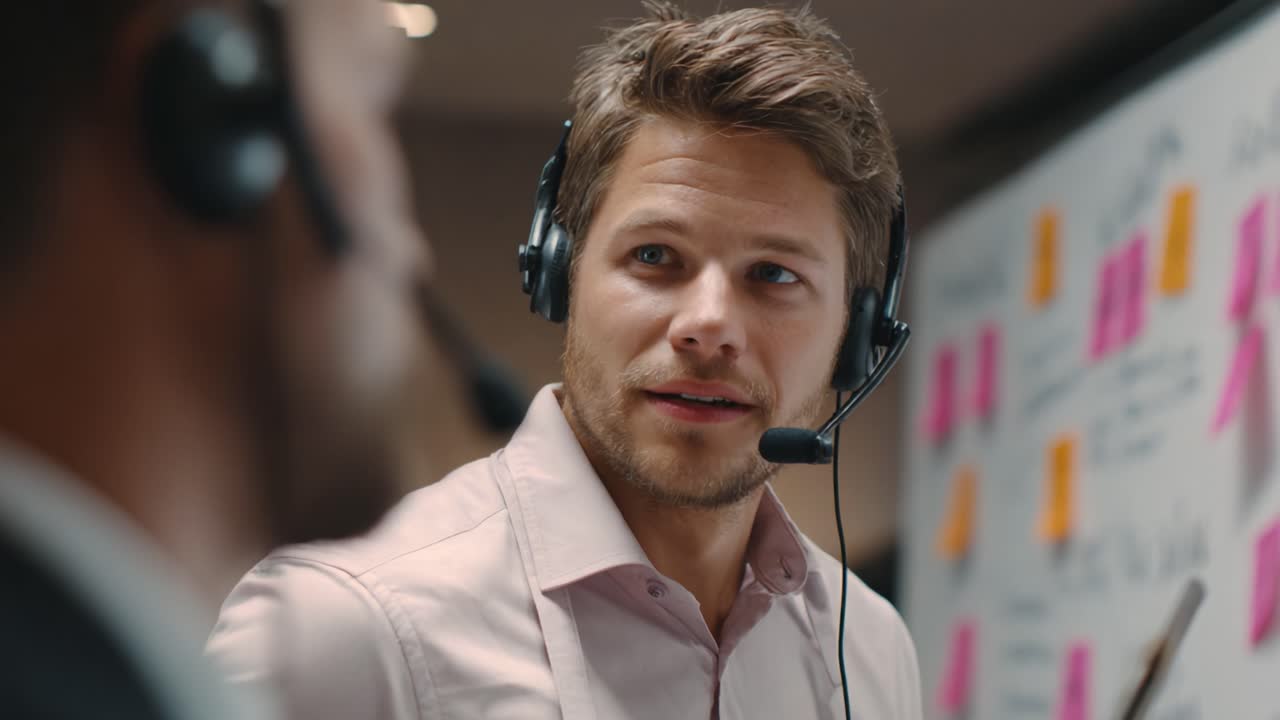 Engaging Customer Support Interaction: A Focused Agent Collaborates with a Colleague in a Dynamic Call Center Environment