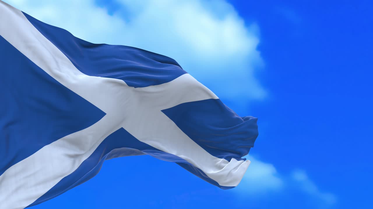 스코틀랜드 발의 끊임없는 루프.