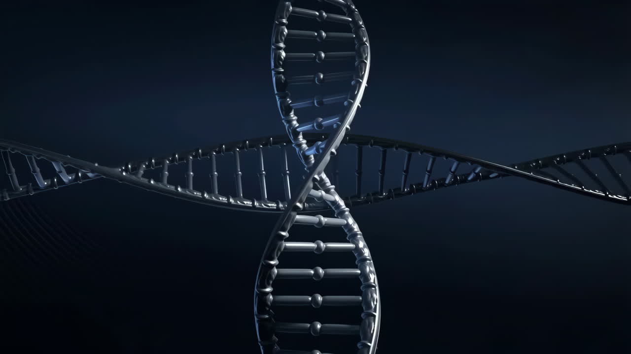 Stylized DNA Double Helix Structure
