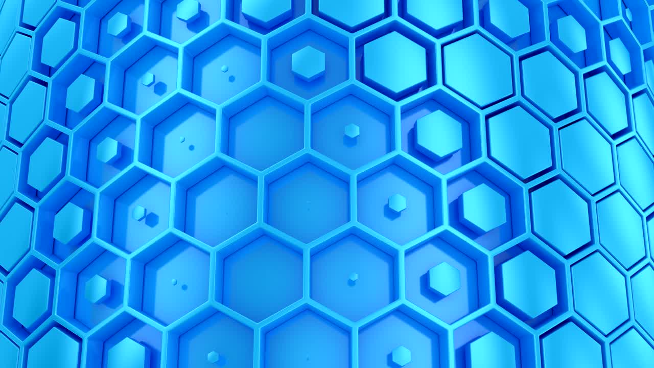 el fondo de los hexágonos