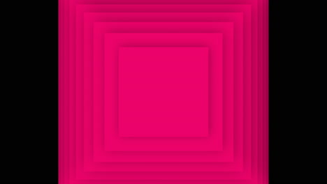 Bewegung-Geometrischer-Farbverlauf-Rot-Hypnose-Quadrate-Retro-Abstrakten-Hintergrund