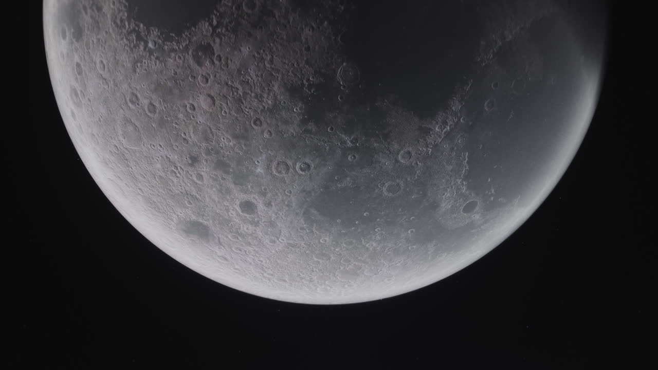 Moon vieved from Space