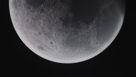 moon vieved from space