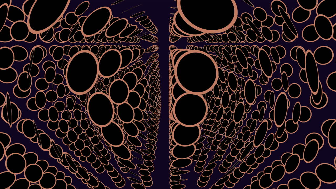 círculos monocromáticos en espiral en un patrón de escalas de gris 3d