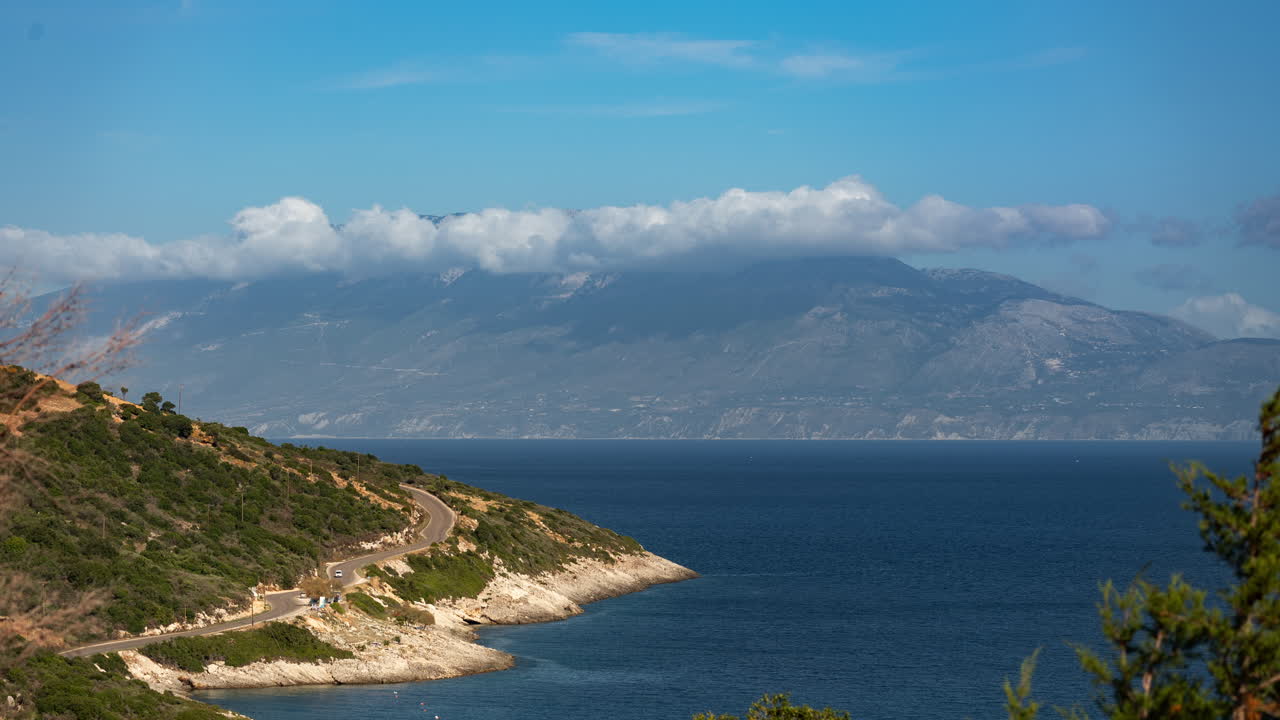 Coastal Mountain Road View