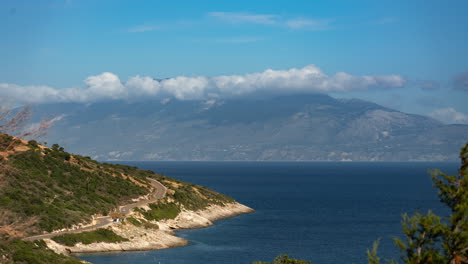 Coastal Mountain Road View