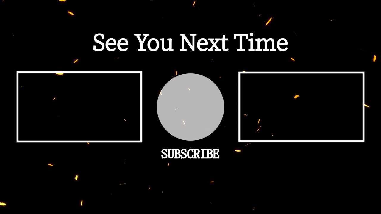 털 떨어지는 입자 끝 카드 끝 화면 모션 그래픽